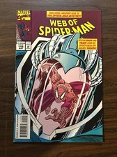 Web of Spider-Man #115 (Marvel Comics August 1994) Direct Ed. VF+ Off White
