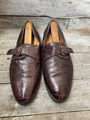 MAURI MENS GENUINE CROCODILE & SUEDE SHOES SZ 8.5 Mauri 8900 FC Multi Brown Casuals | Cellini Uomo main image 3
