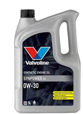 Image of VALVOLINE SYNPOWER FE 0W30 FULLY SYNTHETIC ENGINE OIL A5 B5 A7 B7 874310