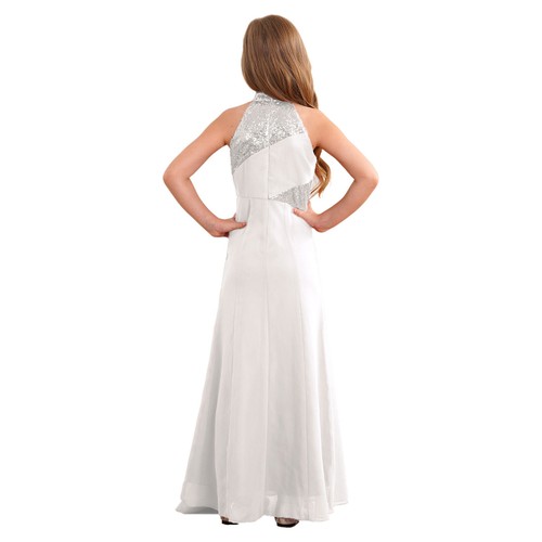 Kid Girls Dresses Shiny Dress Flattering Sundress Formal Activewear Wedding - Picture 54 of 71