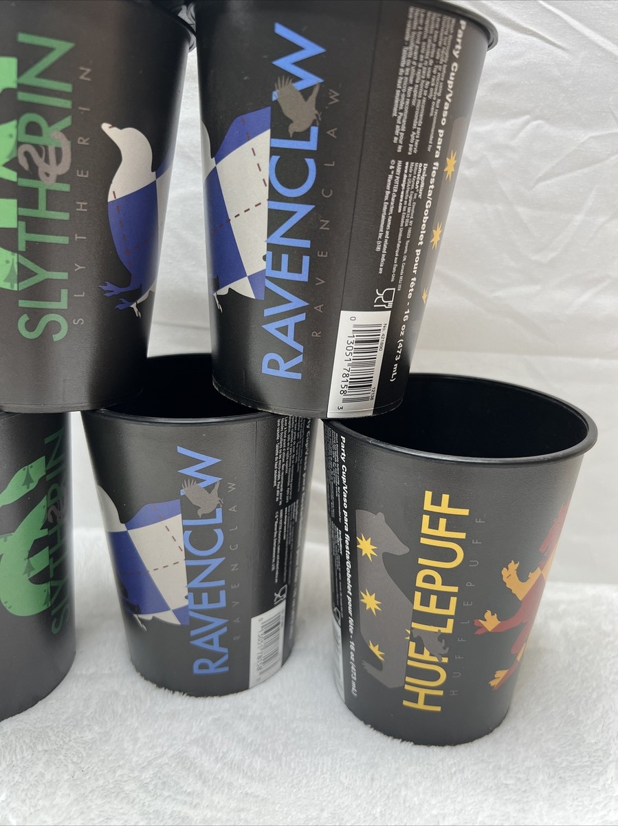 Lot of Harry Potter Plastic Birthday Party Cups, 16 oz Reusable Favors  Black