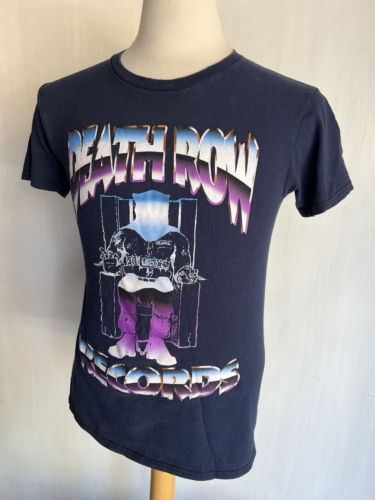 FILA T shirt DEATH ROW RECORDS (2020) Logo Cromato Ufficiale anni '90 Dre Snoop Suge Small