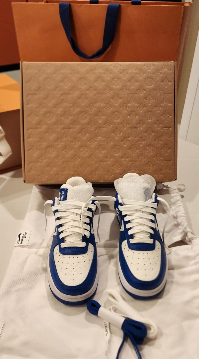 Louis Vuitton Air Force 1 ホワイト/ネイビー Size 6 - Nike Air Force 1 Low by Virgil Abloh x Louis Vuitton LV
