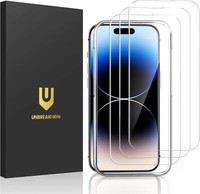 Panzer Schutz Glas FüR Iphone 14 Pro Displayschutzfolie 3 StüCk HäRte 9H