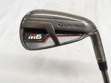 Used TaylorMade M6 Single 6 Iron KBS Max 85g Stiff Flex Steel Shaft