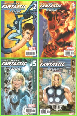 °ULTIMATE FANTASTIC FOUR #2-3-5-27° US Marvel 2004 Mark Millar