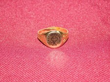 VINTAGE CHRISTIAN CELEBRATION CATHOLIC  FIRST COMMUNION RING