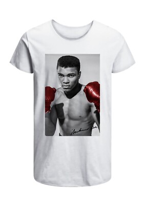 Muhammad Ali T-Shirt Boxen Herren Bekleidung 100% Baumwolle Größe S bis XXL