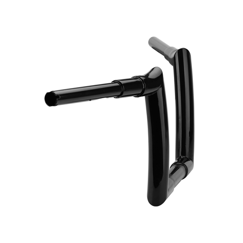 10" Rise Ape Hanger Handlebar 1 1/2" Fat Bar Black For Harley Road King Softail - Picture 13 of 15