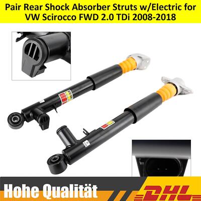 2x Elektrisch Stoßdämpfer Hinten 1K0512010H für VW Scirocco FWD 2.0 TDi 08-18