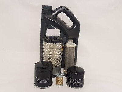 Filter/Öl Service Kit passend für Kubota U27-4 mit Kubota D1105 Motor s/n 57197 On