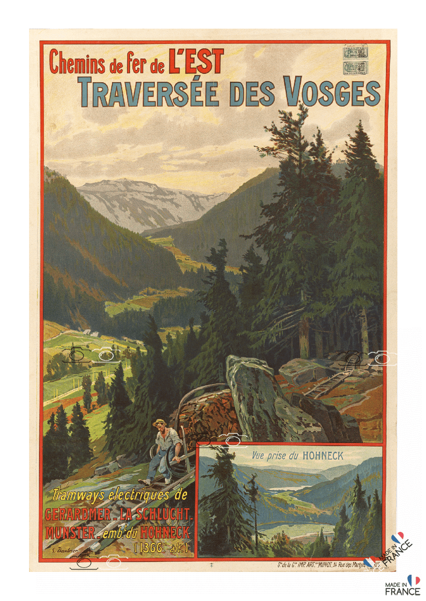 POSTER HQ 50x70cm d'une AFFICHE VINTAGE DELPIERRE, JEUX