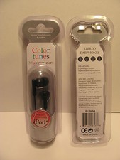 in ear headphones Black Color tunes Musicouleurs for Ipod new in pack