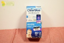 Clearblue Advanced Digital Ovulation Test 2 Pregnancy Test 30ct Pack Wear
