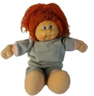 Vintage Cabbage Patch Doll Red Hair Blue Eyes Jogging Outfit 1978 Plush