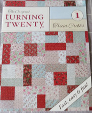 TURNING TWENTY 1 by TRICIA CRIBBS quilt pattern booklet, uses 20 fat quarters