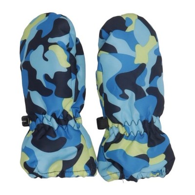Lidl, Fäustlinge, Größe: 92/98, Polyester/Polyurethan, Blau/Gelb/Schwarz #ZCr
