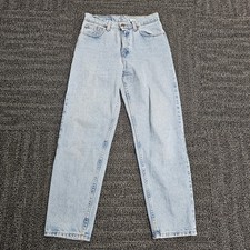 VTG Levi's 560 Loose Fit Straight Leg Denim Jeans Blue Wash Size 9 Short 28X30