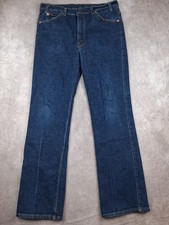 Vintage Levis 517 Orange Tab Bootcut Jeans Mens 34x32 Fit Made USA Tag 36x32