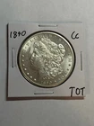 1890-CC Morgan Silver Dollar Choice BU UNC Tough Date CC