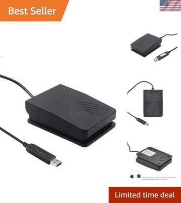 Upgraded] USB Foot Pedal Switch Video Game PC Hands Free Footswitch One Key C...