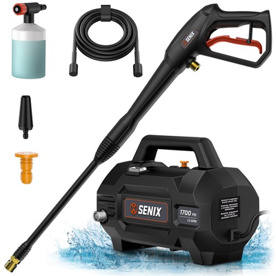 #ad 13 Amp Electric Pressure Washer 2100 PSI MAX 1.2 GPM Compact with Foam Ca... $179.80
