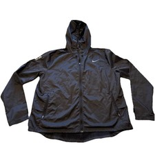 Nike Running Essentials Jacket Women s Medium Full Zip Windbreaker CU3217-010