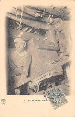 Old postcard 62 PAS DE CALAIS / MINES / LE PLAN INCLINE