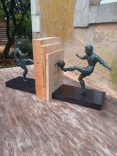 Paire De Serre-livres Année 50 Style Art Déco 