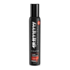 Gummy Keratin Ultra Strong Hold Hair Styling Mousse 7.6 fl.oz - 5 Level Hold Rat
