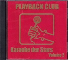 Karaoke der Stars CD Playback Club Volume 2 mit 17 Songs Bonus NEU Sealed #K2066
