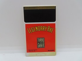 TURBOGRAFX 16 HuCard Legendary Axe  / Manual Tested
