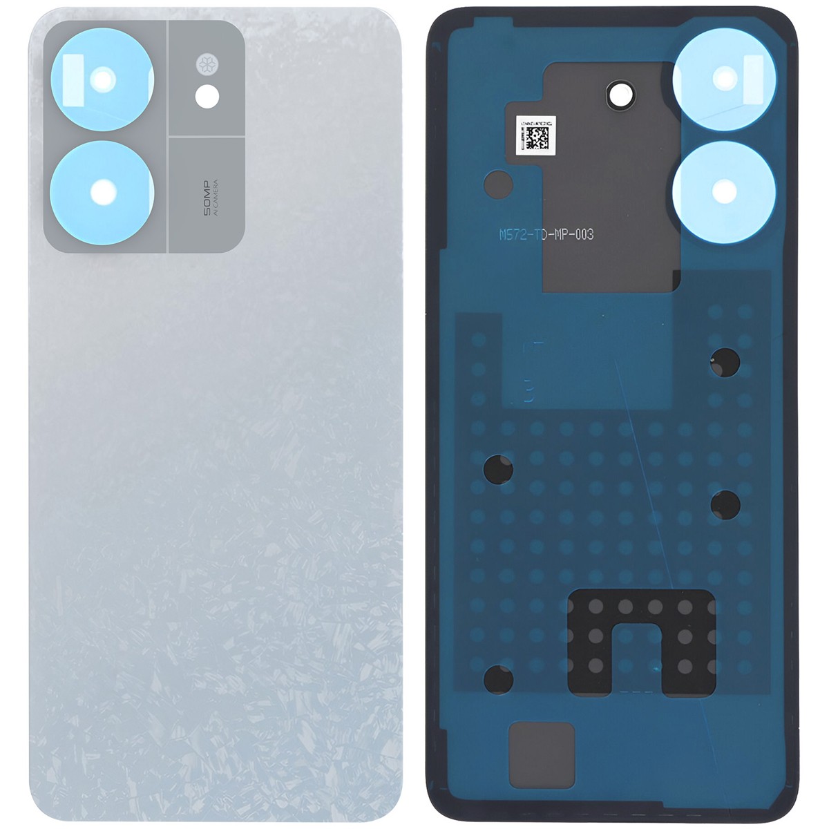 Remplacement vitre arrière Xiaomi Redmi 13C 4G avec colle Clappio