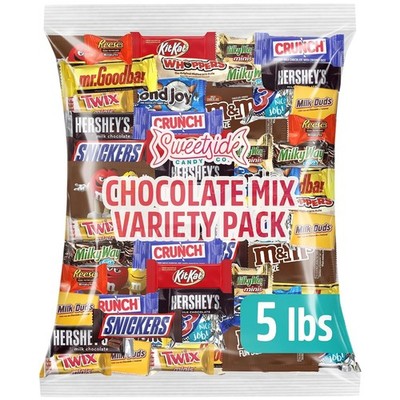 Chocolate Candy variety pack - Bulk 5 pound, Assorted Bulk Chocolate Mix, Office