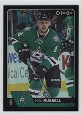 2016-17 O-Pee-Chee Black Rainbow Foil 55/100 Kris Russell #17 z7j