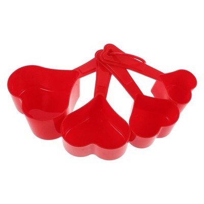  1 Set herzförmige Messlöffel zum Kochen und Backen für besondere Anlässe und