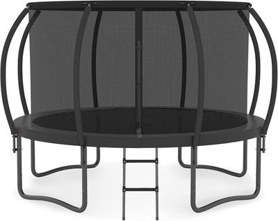 ALTLER Trampoline 12FT 14FT Enclosure Net Outdoor Jump for Kids and Adults round