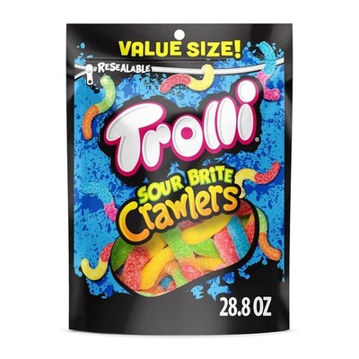 Delicious Sour Brite Crawlers 28.8 oz - Perfect Chewy Treats for Parties