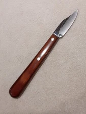 Vintage Case XX  Stainless CAP 287 Paring Knife Wood Handle 1-3/4"