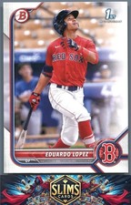 2022 Bowman 1st Edition Boston Red Sox Eduardo Lopez #BPPF-134
