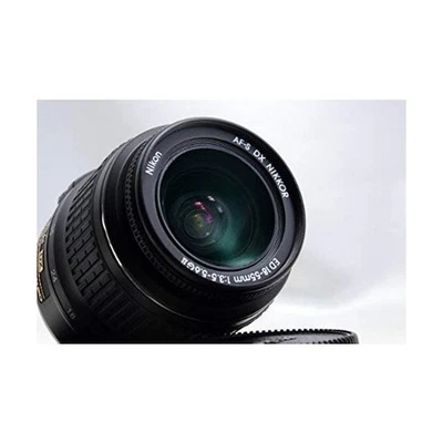 Zoom Nikon AF-S DX Nikkor 18-55 mm f/3,5-5,6G II pour format DX noir - Photo 1/4