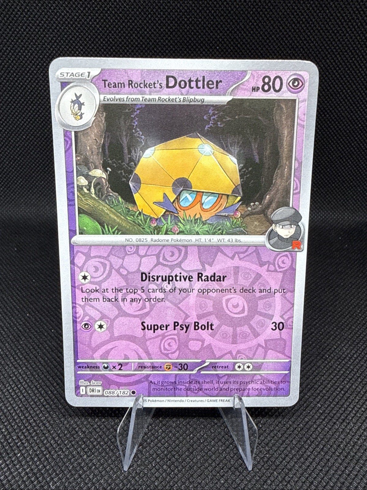Team Rockets Dottler | 88 | Destined Rivals | Reverse Holo | 50% off 2nd Card