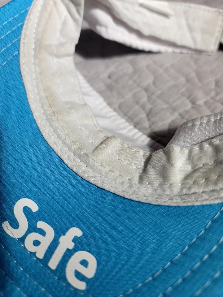 Wawa Visor Blue And White Gas Convenience Store Worker Uniform Hat - Image 4 of 4