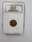 1939 P MS66 RD LINCOLN WHEAT PENNY/CENT GRADED NGC 1C S MINT COPPER COIN