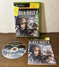 Call of Duty Finest Hour (Xbox, 2004) CIB* Complete*