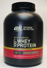 OPTIMUM NUTRITION GOLD STANDARD 100% WHEY 5LBS EXTREME MILK CHOCOLATE EXP 09/27