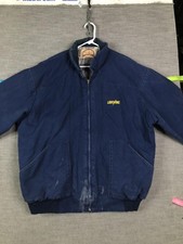Vintage Pella Flannel Lined Work Jacket Mens XL USA Made Corduroy Collar 80s 90s