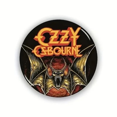 Ozzy Osbourne Anstecker Anstecknadel Button Emblem Pin Hard Rock Music Stil1