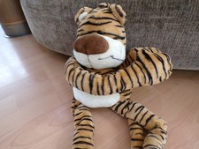 KEEL TOYS BROWN HUGGING TIGER SOFT TOY 30in