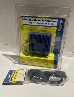 WILSON Cellular Amplifier 3 Watt Dual Band Amplifier 811201 W/ Power Supply